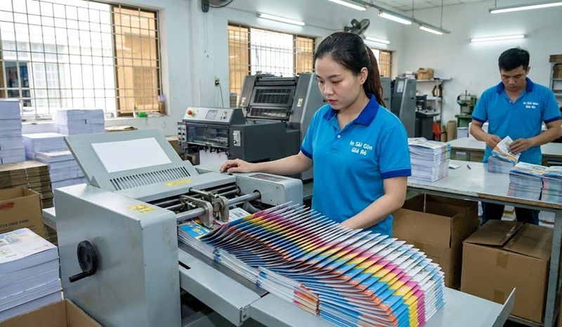 Xưởng in tờ rơi gấp giá rẻ lấy liền tại tphcm