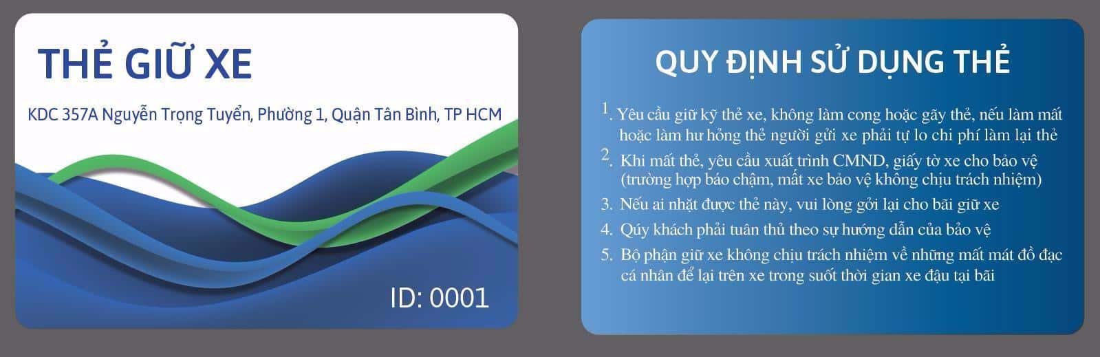 In thẻ giữ xe có phổ biến ở Việt Nam không?