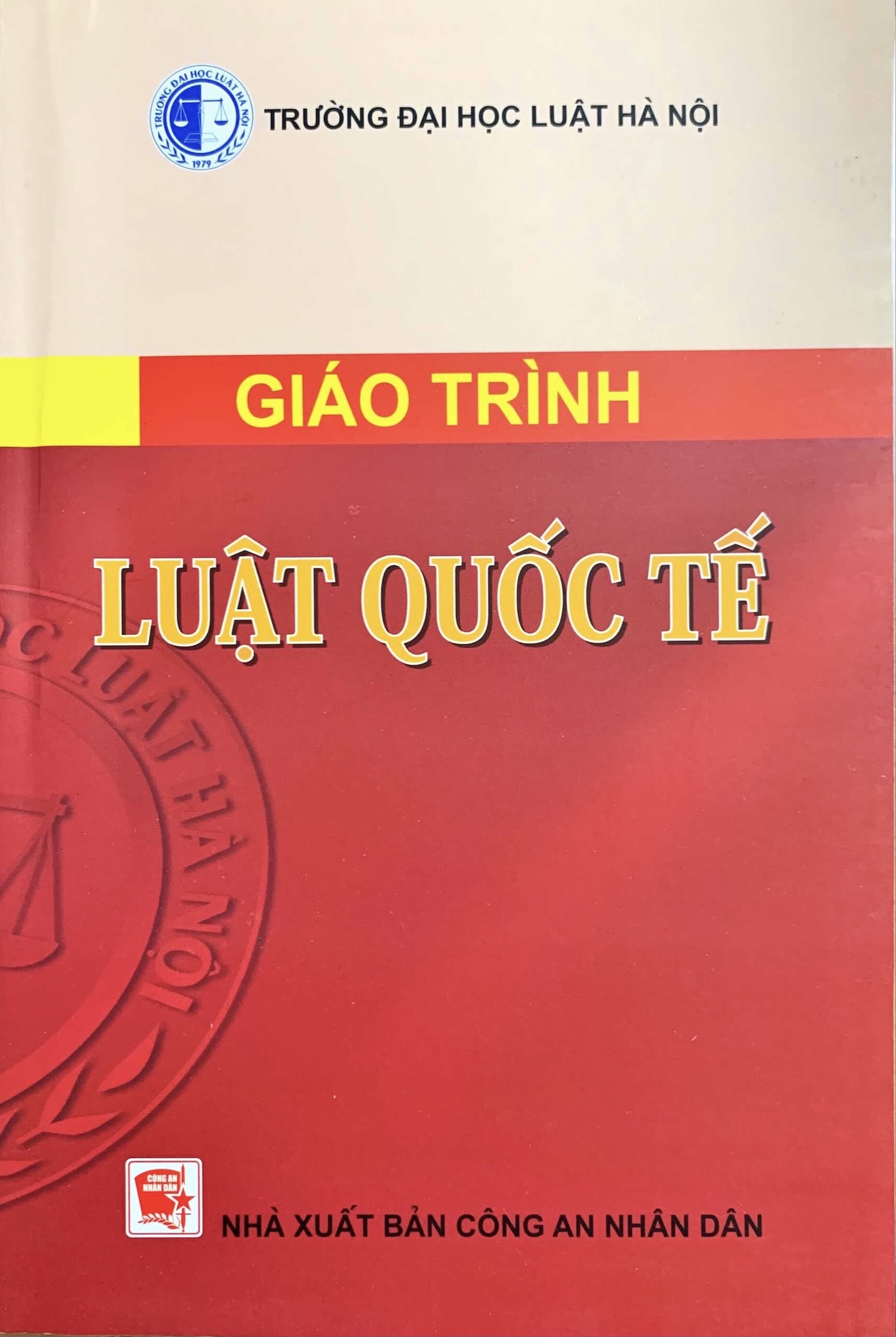 Bìa của giáo trình