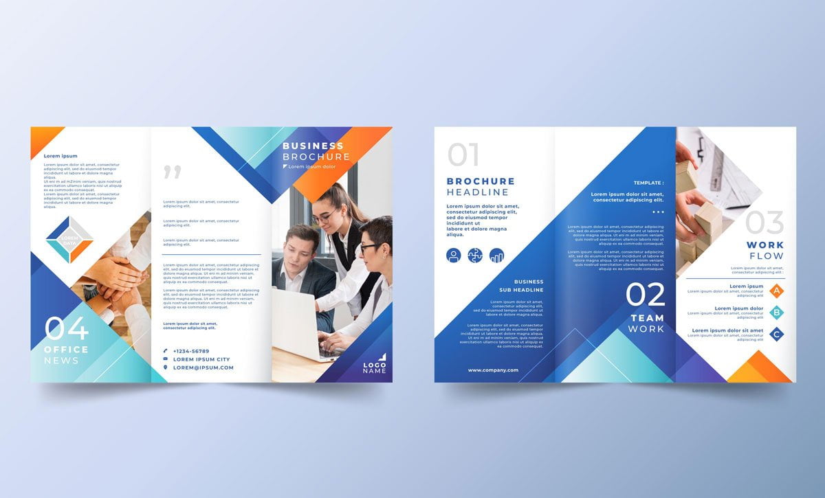 Các mẫu Brochure đẹp ấn tượng