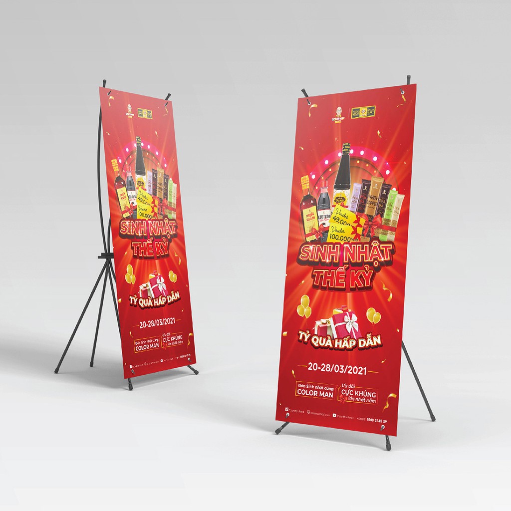 Mẫu in standee đẹp thu hút