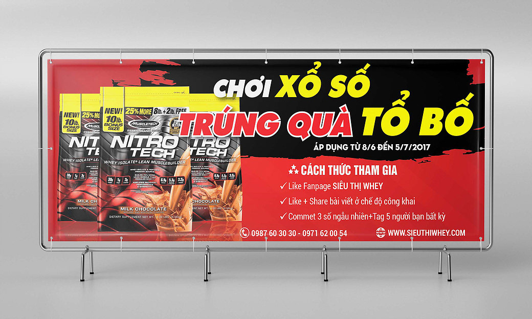 Mẫu in banner đẹp ấn tượng