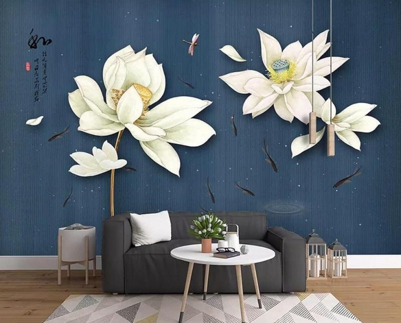 Mẫu in decal dán tường đẹp