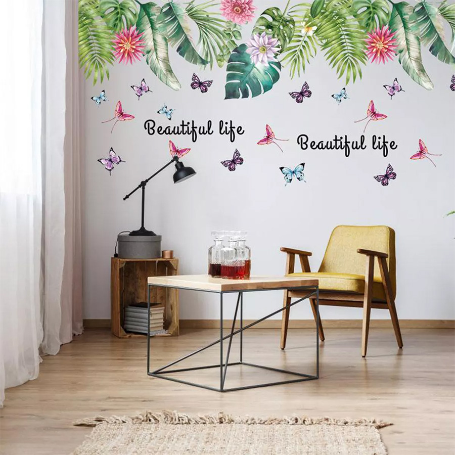 Mẫu in decal dán tường đẹp