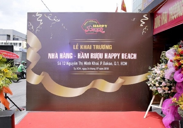 Mẫu bạt khai trương đẹp ấn tượng