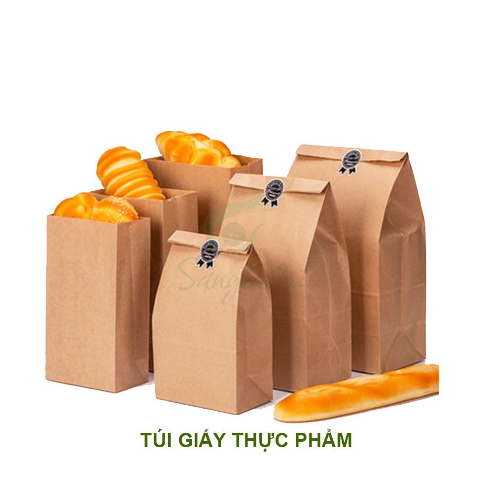 Mẫu túi giấy kraft đựng thực phẩm