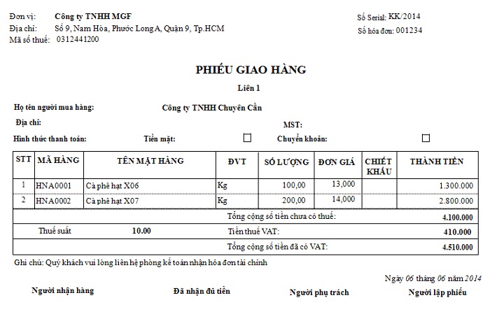 Tại Sao Phiếu Giao Hàng Lại Quan Trọng