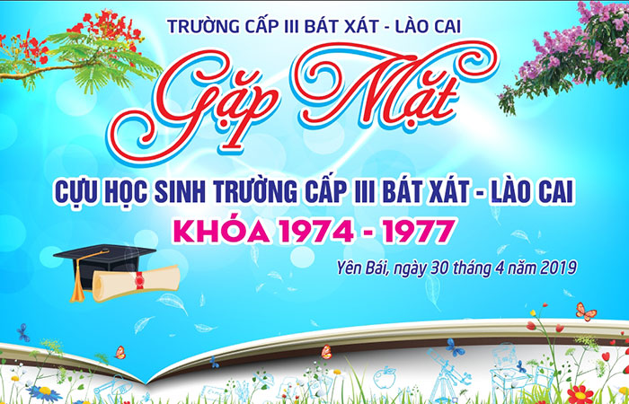 Mẫu phông bạt họp lớp