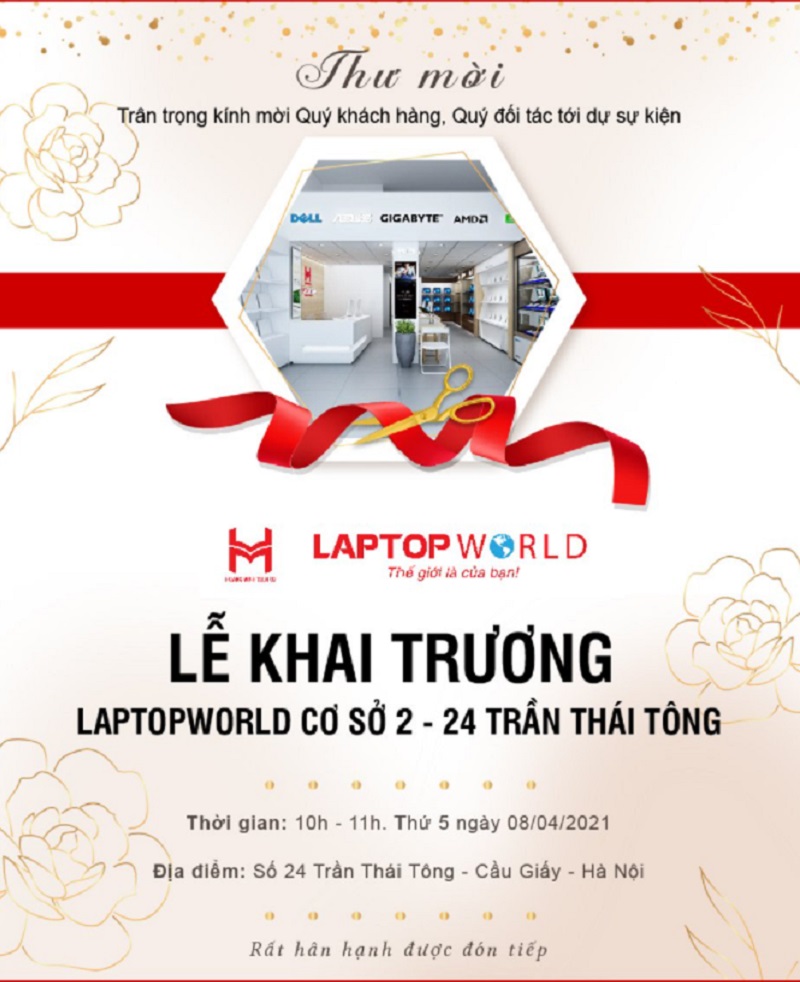 Các mẫu thiệp mời khai trương phổ biến