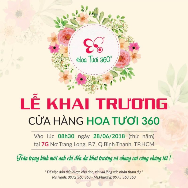 Địa chỉ in thiệp mời khai trương theo yêu cầu