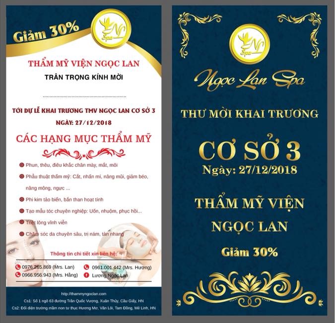 Các mẫu thiệp mời khai trương phổ biến