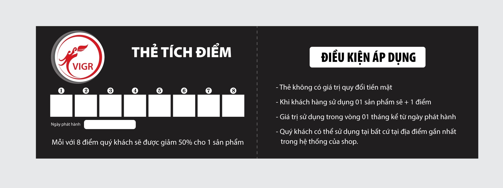 Cách thiết kế in phiếu tích điểm hấp dẫn