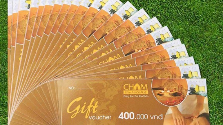 Mẫu thiết kế voucher spa đẹp và sang trọng