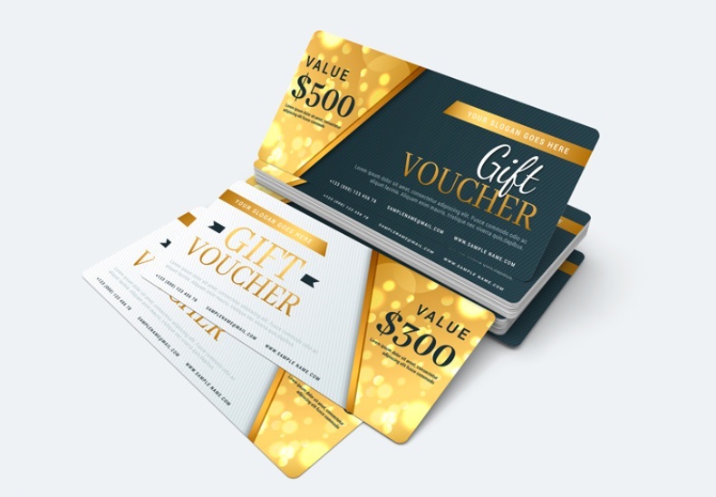 Mẫu thiết kế voucher spa đẹp và sang trọng