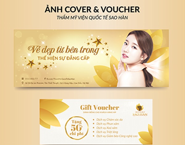 Mẫu thiết kế voucher spa đẹp và sang trọng