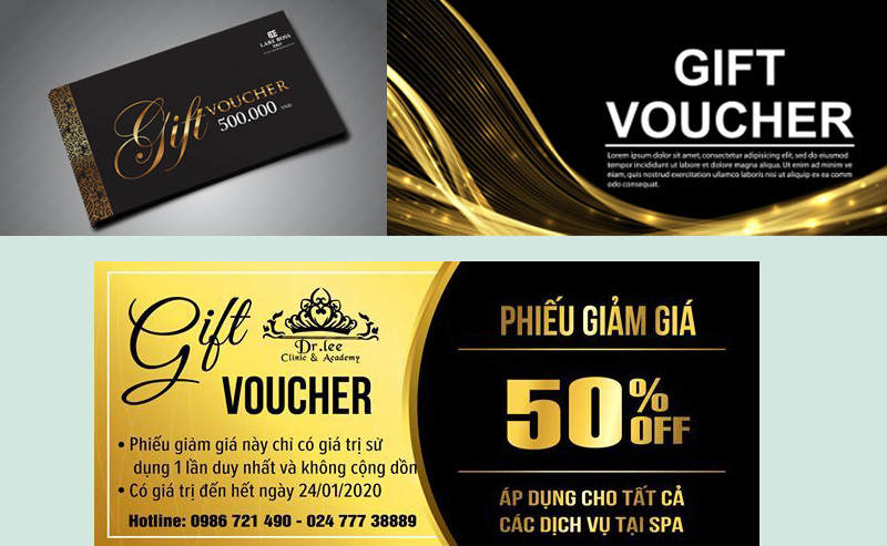 Lưu ý khi in voucher spa