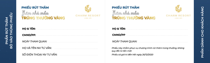 Tại sao cần phiếu bốc thăm