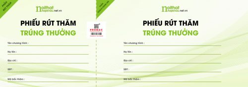 Mẫu phiếu bốc thăm trúng thưởng