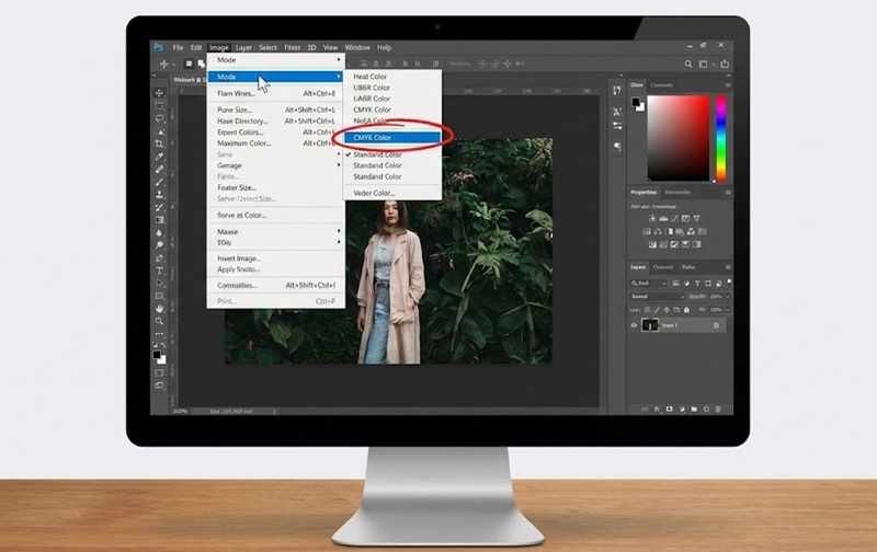 Hướng dẫn chuyển đổi hệ màu từ RGB sang CMYK trong Photoshop