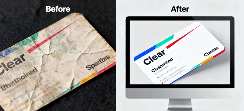 Dịch vụ hỗ trợ thiết kế và vẽ lại file in name card miễn phí.