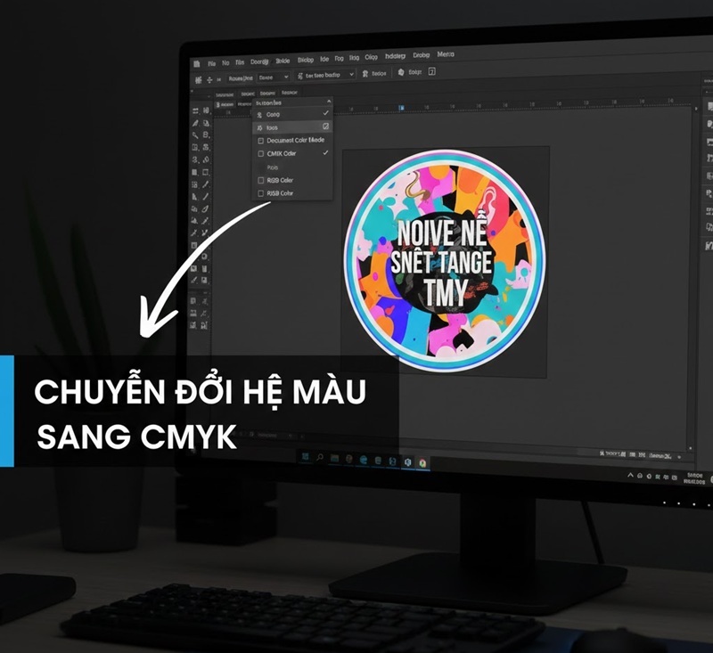 Cách chuyển đổi hệ màu sang cmyk trong illustrator