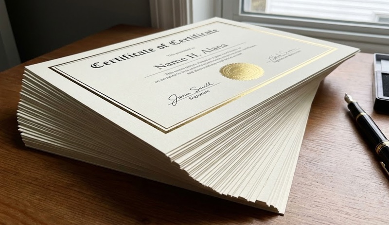 Mẫu in bằng khen giấy mỹ thuật đẹp tại TPHCM.