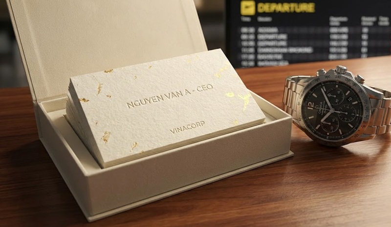 In name card giấy mỹ thuật cao cấp lấy liền cho doanh nhân.