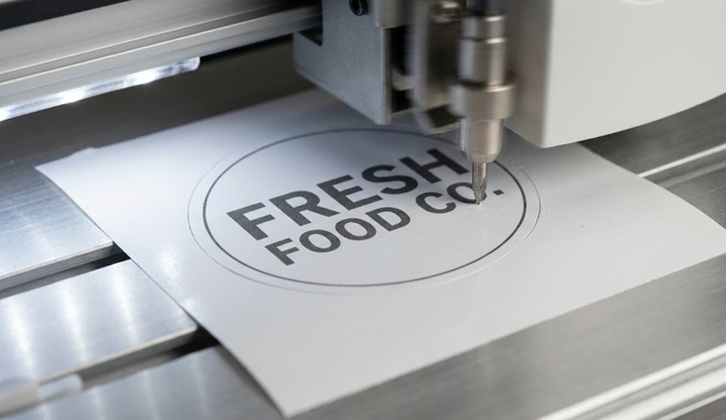 Gia công bế demi tem nhãn decal tự động chính xác từng milimet.