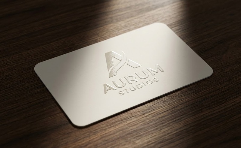 Danh thiếp giấy mỹ thuật phủ UV định hình logo sang trọng.