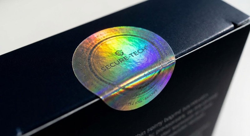 In tem chống hàng giả hologram 7 màu lấp lánh.