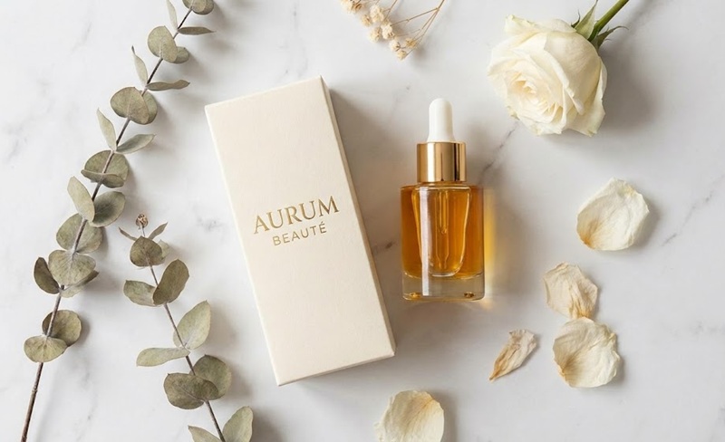 Bộ bao bì mỹ phẩm thiết kế tối giản sang trọng giá rẻ.