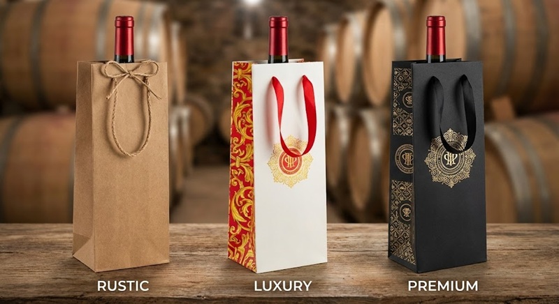 Các loại giấy in túi quà tặng: Kraft, Ivory và Mỹ thuật.