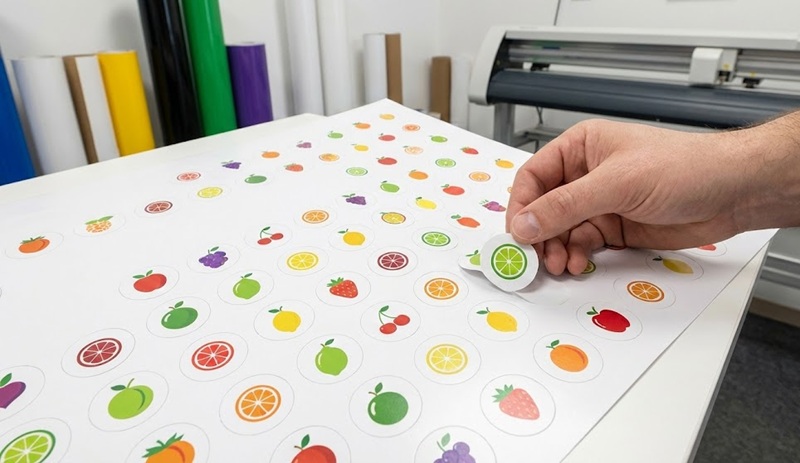 Gia công cắt bế decal dán hộp lấy ngay.