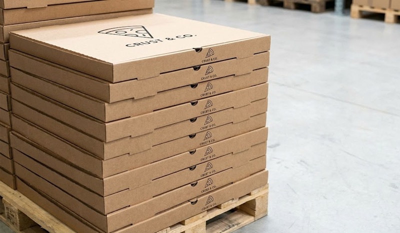 In hộp carton nắp gài logo thương hiệu giá rẻ.