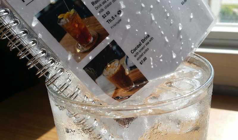 Menu nhựa đóng gáy lò xo chống nước tuyệt đối.