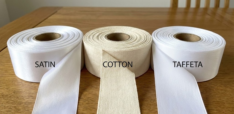 Các loại chất liệu in nhãn mác vải: Satin, Cotton, Taffeta.