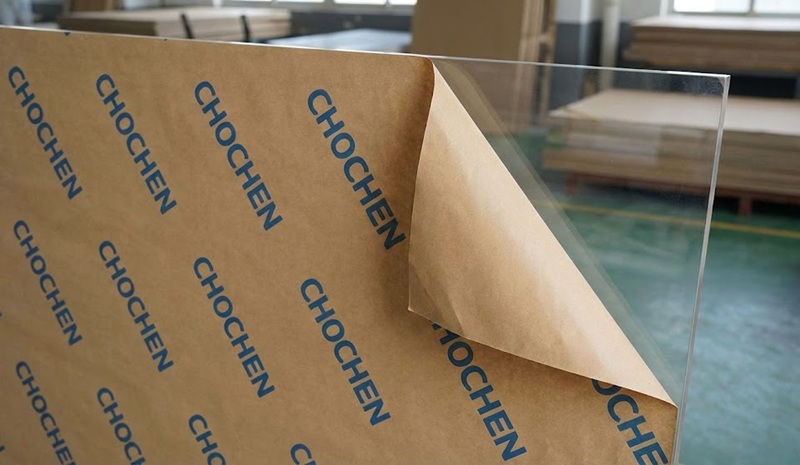 Tấm mica Đài Loan thương hiệu Chochen chính hãng.