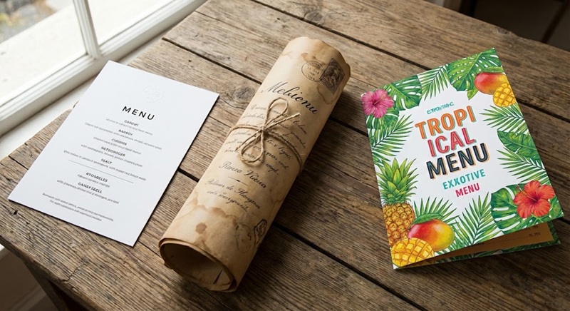 Các phong cách thiết kế menu quán cafe đẹp nhất hiện nay.