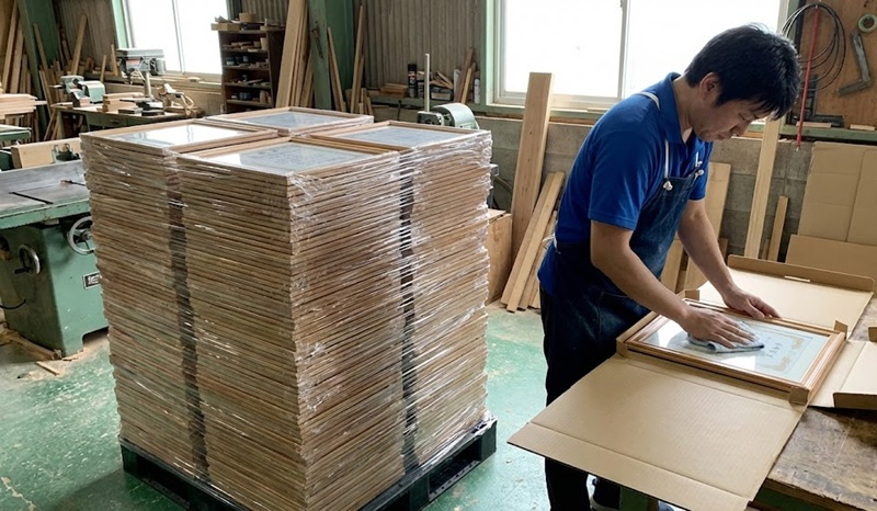Xưởng sản xuất khung bằng khen gỗ số lượng lớn.