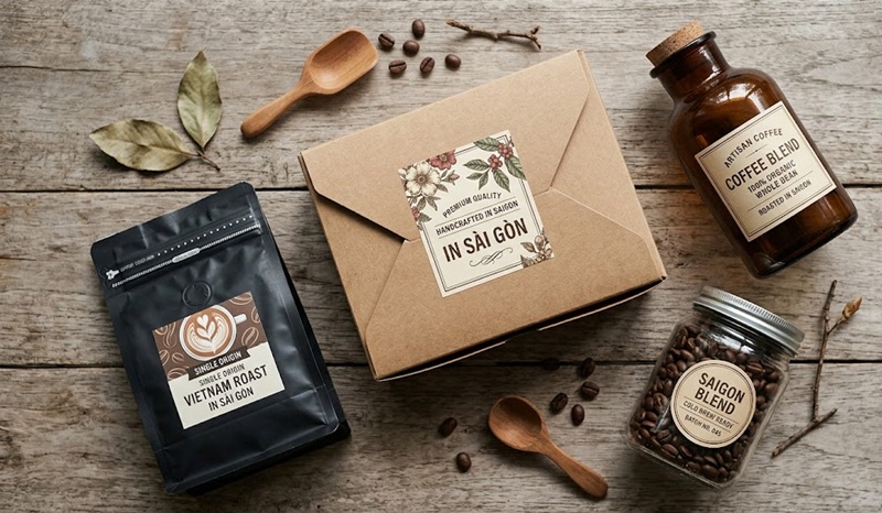 Tổng hợp các mẫu in tem nhãn dán bao bì đẹp cho đa dạng sản phẩm.