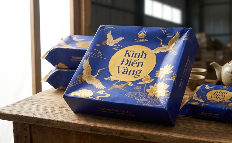 Thành phẩm hộp giấy bánh trung thu bị móp méo do chọn định lượng giấy sai kỹ thuật