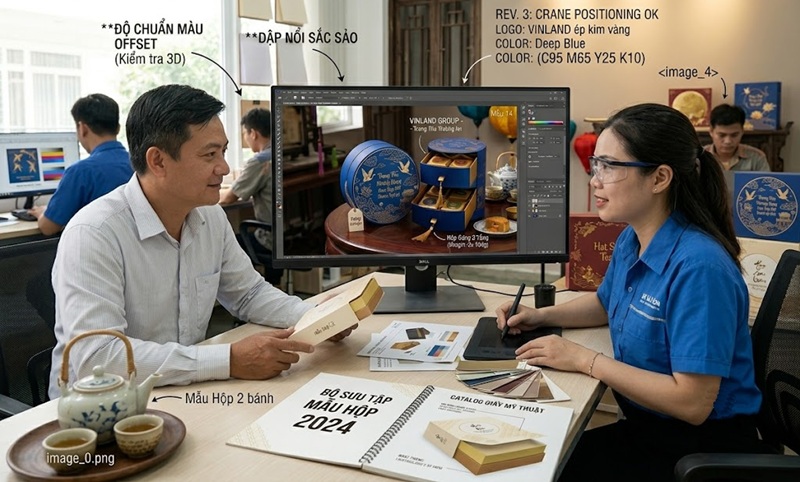 Lên kế hoạch thiết kế phom dáng hộp bánh trung thu sớm để tối ưu chi phí